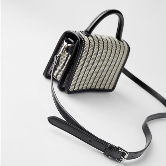 Zara fabric crossbody bag - Picture 2 of 6